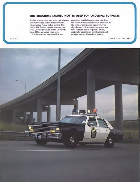 Image of the 1978 Nova Police Brochure page 8